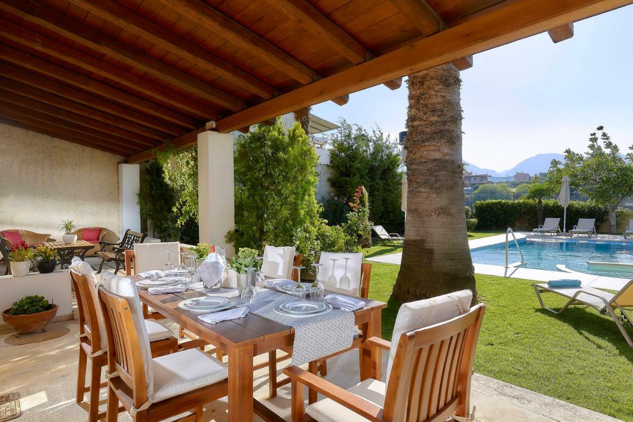 Castello Villa Daphnes - Private Pool & Whirlpool Dhafnes Екстериор снимка